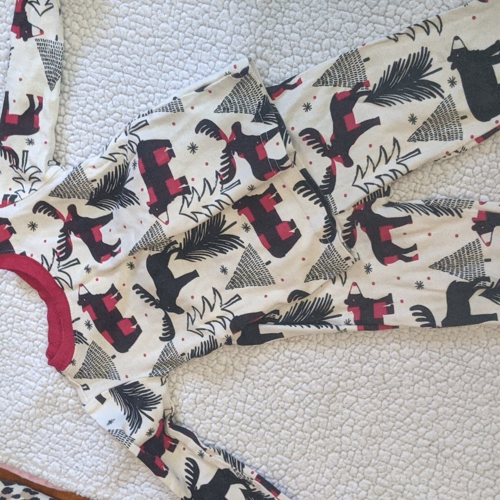 12-18 month winter themed pajamas